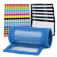 thumbnail image 1 of GOGO Football Wristband with QB Playbook - Wrist Coach - 192 Stickers & 6 Sign Cards for DIY (Blue), 1 of 7