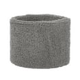 thumbnail image 1 of GOGO Kids Wristbands, 3" x 2-1/8" Elastic Athletic Cotton Sweatbands for Sports - Grey, 1 of 6