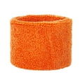 thumbnail image 1 of GOGO Kids Wristbands, 3" x 2-1/8" Elastic Athletic Cotton Sweatbands for Sports - Orange, 1 of 6