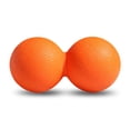 thumbnail image 1 of GOGO Peanut Massage Ball for Myofascial Release, Orange Double Lacrosse Fascia Balls for Back Feet Trigger Point Therapy, Deep Tissue, 1 of 6