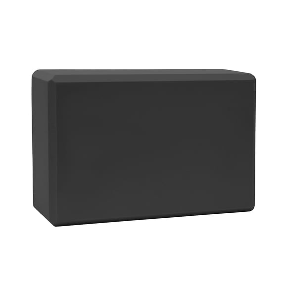 GOGO Yoga Block 9"x6"x3" Soft Foam Brick, Black Yoga Props for Pilates Meditation Exercise Workout Dance