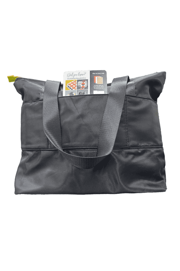 by ShedRain Carryall Tote Bag  Large Black Travel and Everyday Utility Tote with Shoulder Straps, 18 x 14, Water-Resistant Multipurpose Bag