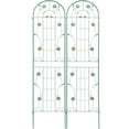 thumbnail image 1 of GOGRANT Garden Trellises for Climbing Plants, 2 Pack Metal Plant Trellises, 7.2Ft Iron Plants Support, 86.6" x 40", Green, 1 of 9