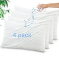 GOGREEN Bamboo Waterproof Pillow Protector, Breathable Pillow Cover