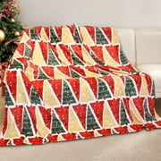 GOGREEN Cozy Blanket Printed Blanket Queen Christmas Blanket - 300 GSM Fleece Blanket Queen Size Blanket for Home Decoration, Ultra Soft Blanket Microfiber Queen Blanket (Queen - 90" x 90")
