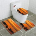 thumbnail image 1 of GOHAO Amazon Sunrise 3 Piece Bathroom Rugs Set Bath Rug Contour Mat and Toilet Lid Cover, 1 of 2