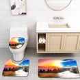 thumbnail image 1 of GOHAO Beautiful Landscape in Four Seasons 3 Piece Bathroom Rugs Set Bath Rug Contour Mat and Toilet Lid Cover, 1 of 2