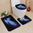 thumbnail image 1 of GOHAO Eagle from ning 3 Piece Bathroom Rugs Set Bath Rug Contour Mat and Toilet Lid Cover, 1 of 2