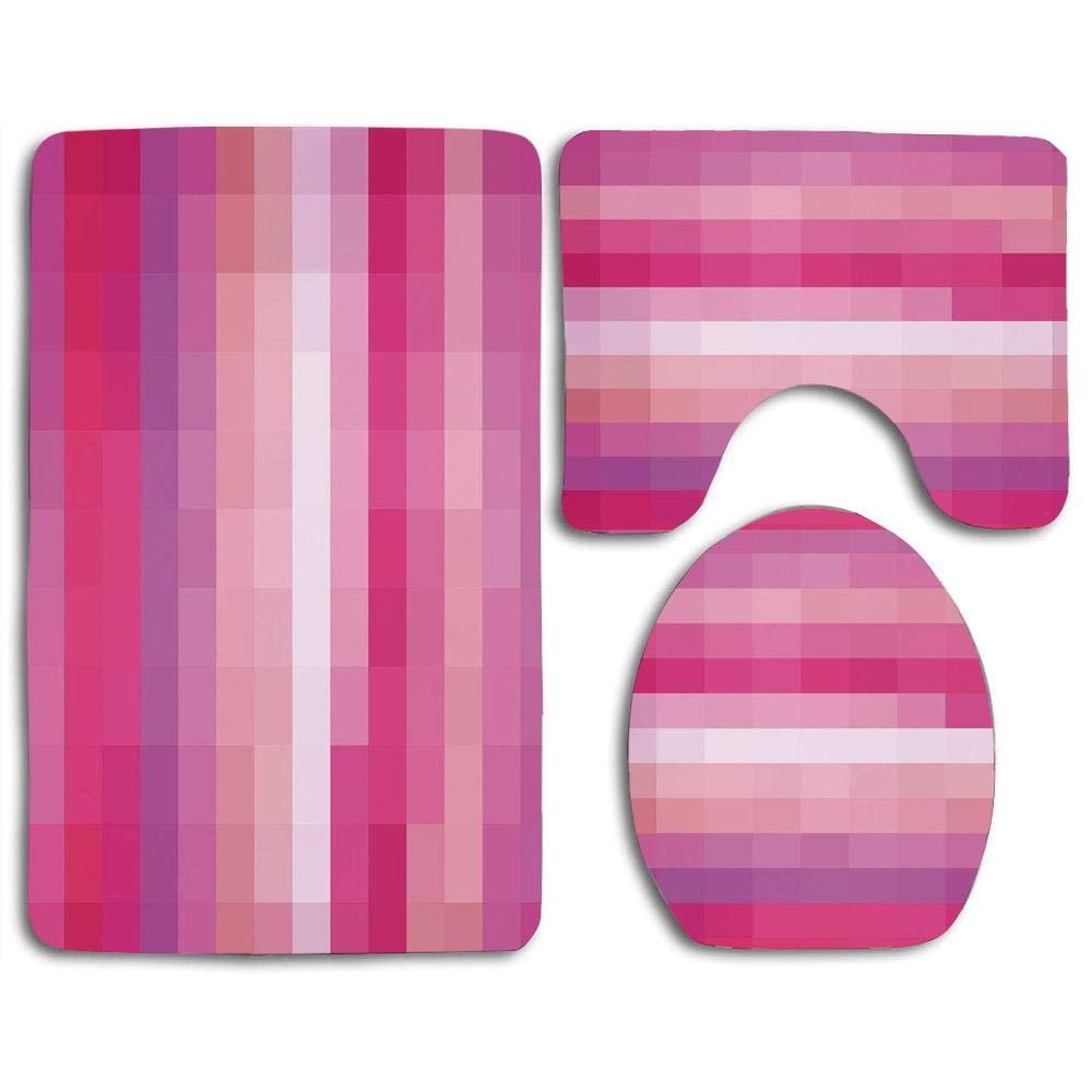 GOHAO Hot Pink Abstract Art Modern Expressionist Vibrant Pink Tones 3 ...