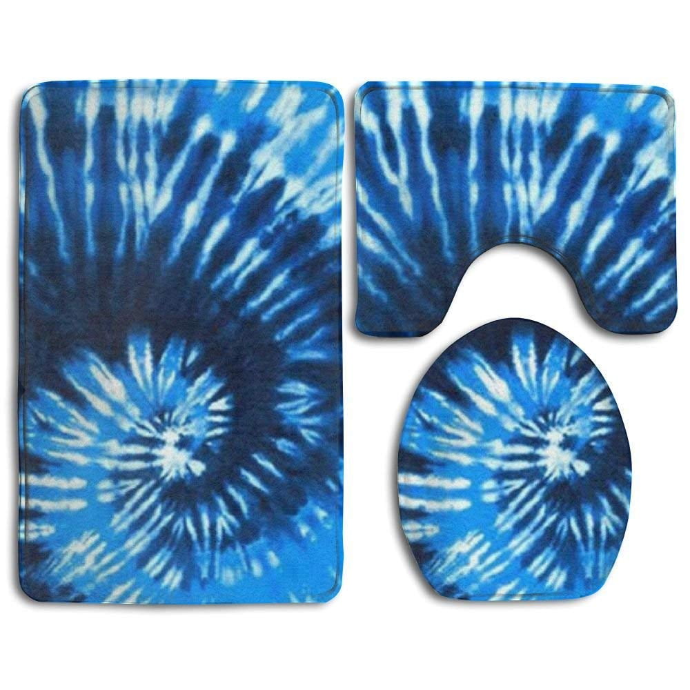 GOHAO Mid Century Atomic Shape On Pink Bath Rug Set Bathroom Rug ...