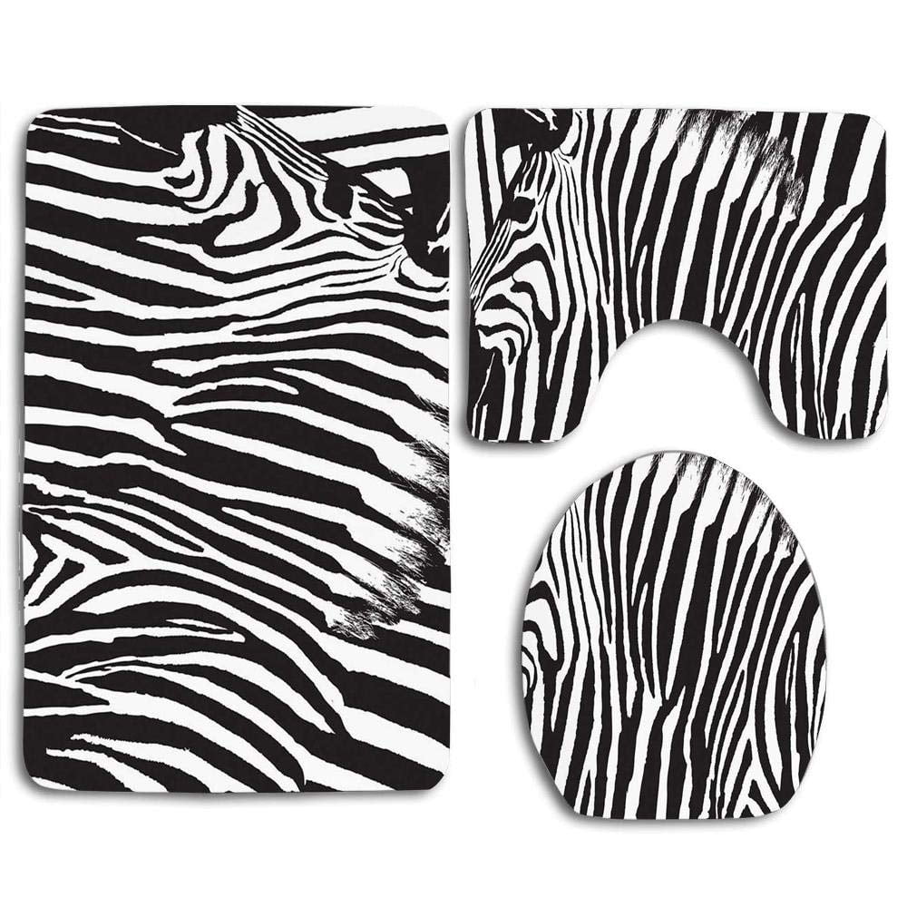 GOHAO Zebra Zebra Blended Over Itself to Create an Abstract 3 Piece ...