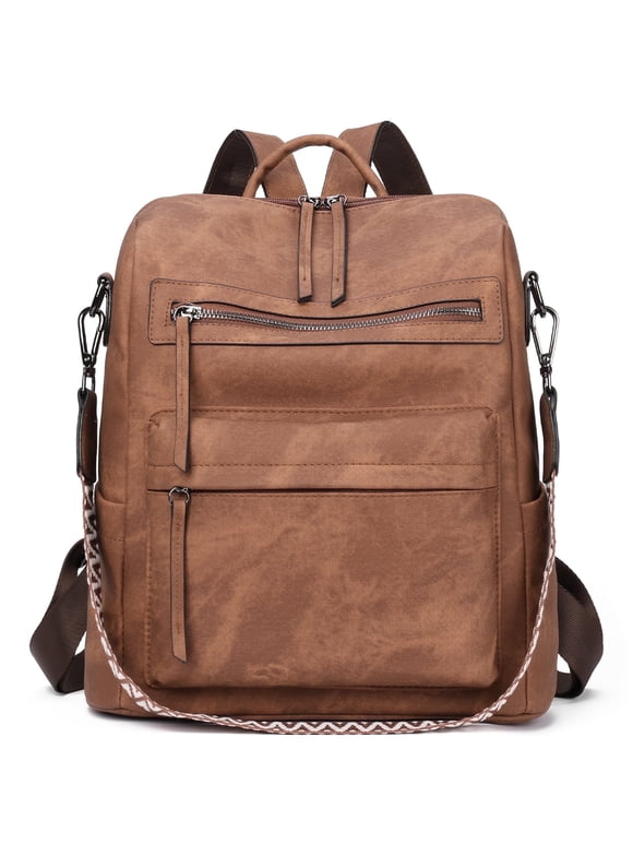 Backpack Purse for Women Leather Anti-theft Fashion Designer Travel Backpack Ladies Shoulder Bags