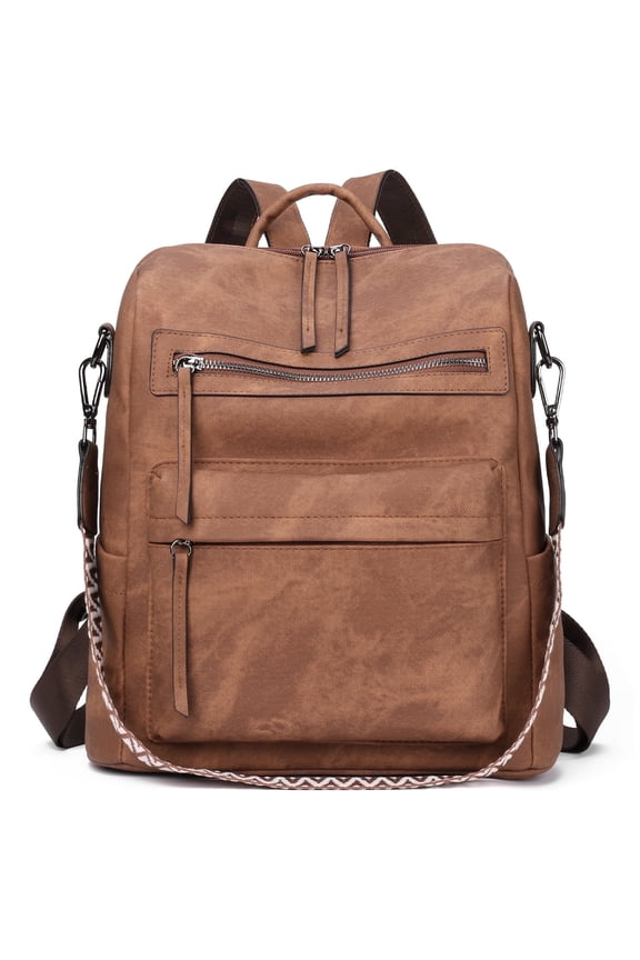 Backpack Purse for Women Leather Anti-theft Fashion Designer Travel Backpack Ladies Shoulder Bags