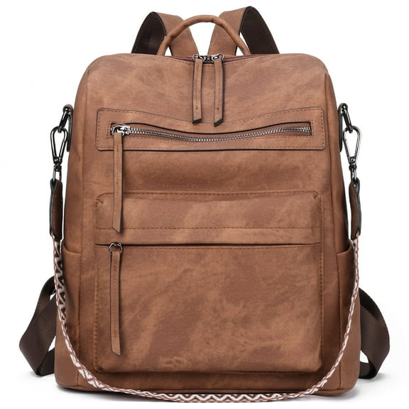 GOIACII Backpack Purse for Women Leather Anti-theft Fashion Designer Travel Backpack Ladies Shoulder Bags