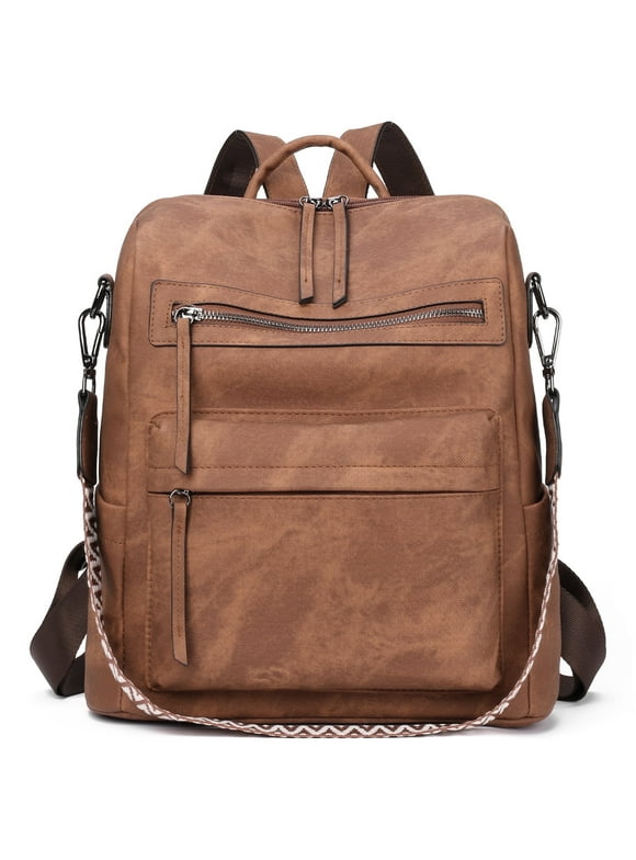 Backpack Purse for Women Leather Anti-theft Fashion Designer Travel Backpack Ladies Shoulder Bags