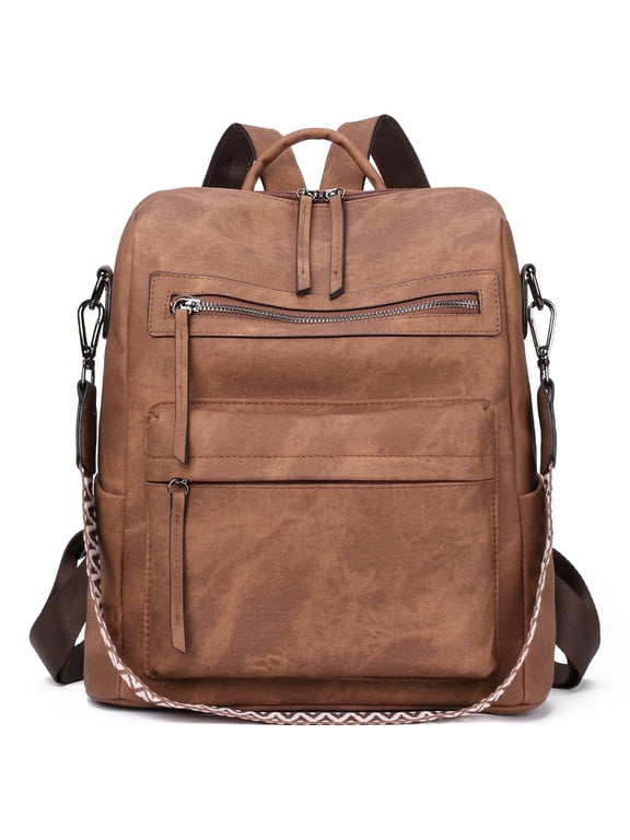 Backpack Purse for Women Leather Anti-theft Fashion Designer Travel Backpack Ladies Shoulder Bags