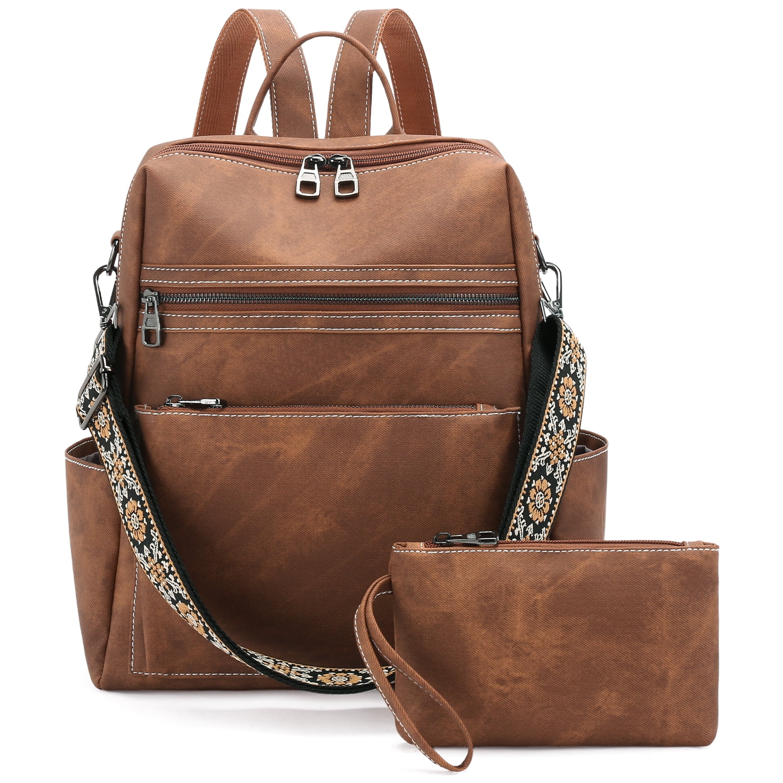 backpack purse vegan leather Boho Ladies Canvas and Small Rucksack for Women Introducing the Sienna Webbing Strap Convertible Backpack Purse an incredibly versatile piece that takes you from town to trail in stylish ease Brielle 2.0 Convertible Backpack Purse