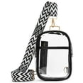 thumbnail image 1 of GOIACII Clear Sling Bag for Women Clear Crossbody Bag for Concerts Sports, Clear Fanny Pack for Stadium Events Transparent Chest Bag with Adjustable Strap, 1 of 6