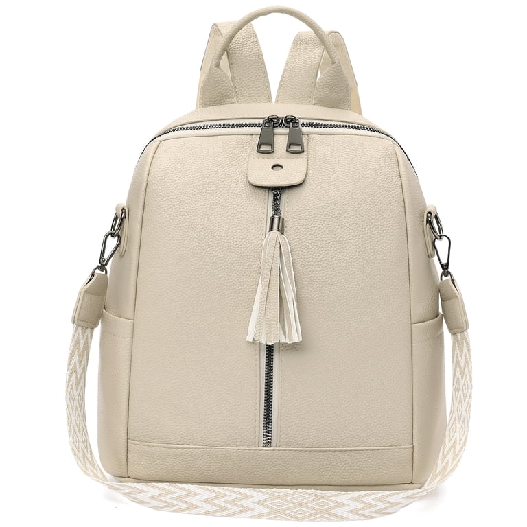 GOIACII Genuine Leather Backpack Purse for Women Multi  display picture 2
