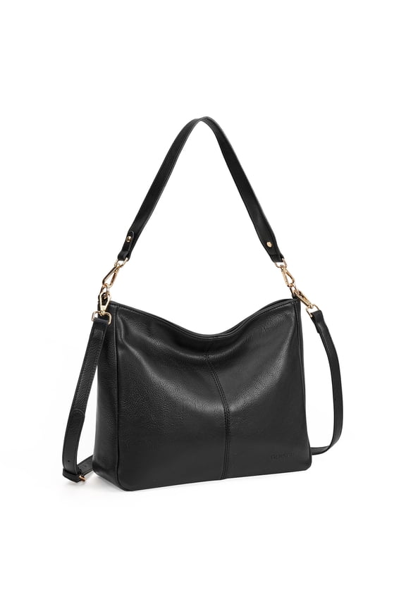 Hobo Crossbody Bags for Women 2 Adjustable Straps Shoulder Handbag Ladies Trendy Purses Soft Vegan Leather