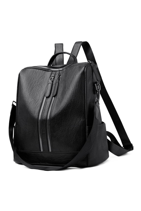 Leather Backpack Purse for Women Travel Ladies Designer Fashion Casual College Shoulder Bag