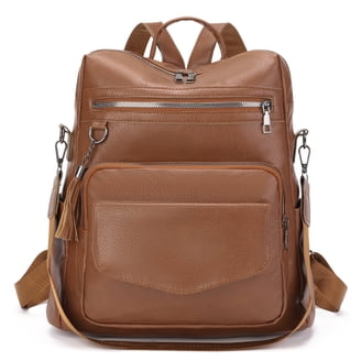 1182 MKP Fashion Medium Backpack Purse Set - 2Pcs PU Leather Shoulder Bag MKP COLLECTION Women Fashion Backpack Purse Set with Double  main image 3