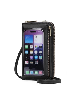 Phone Purse Crossbody Bags for Women Small Travel Wallet Touch Screen RFID Blocking