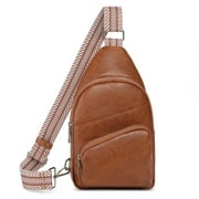 GOIACII Shoulder Bag Women Leather Sling Crossbody Bag