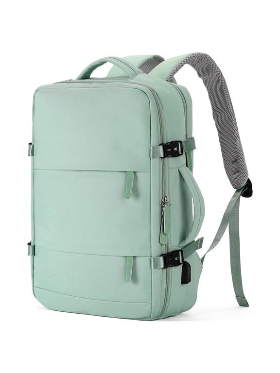 Travel Backpack for Women, Carry On Backpack with USB Charging Port, 15.6inch Laptop Bag, Casual Daypack for Weekender Business Hiking