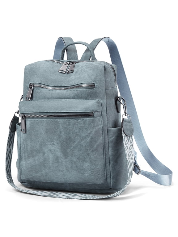 Women Backpacks PU Leather Backpacks Purse Convertible Ladies Crossdody Bag Work Travel Handbags