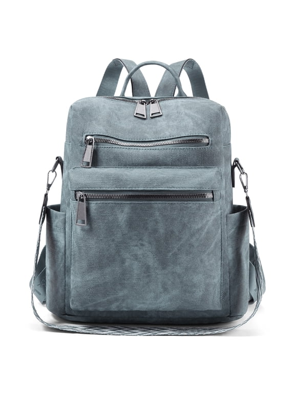 Women Backpacks PU Leather Backpacks Purse Convertible Ladies Crossdody Bag Work Travel Handbags