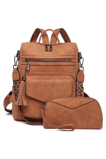 Leather Backpacks display picture 1