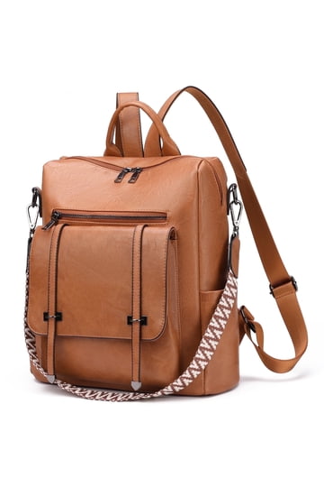 bed stu patsy tanned perforated leather backpack BEDSTU PATSY TAN  Adams Tack