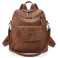 thumbnail image 1 of GOIACII Women's Leather Shoulder Bag Fashion Backpack Multi-Purpose Design Handbag Women's Travel Backpacks, 1 of 7