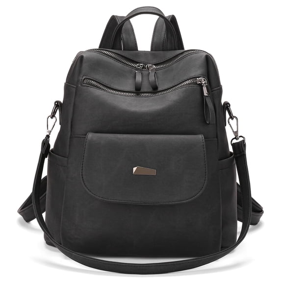 GOIACII Women's Leather Shoulder Bag Fashion Backpack Multi-Purpose Design Handbag Women's Travel Backpacks