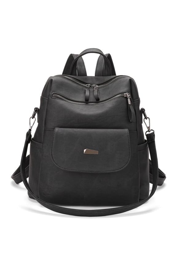 Women's Leather Shoulder Bag Fashion Backpack Multi-Purpose Design Handbag Women's Travel Backpacks