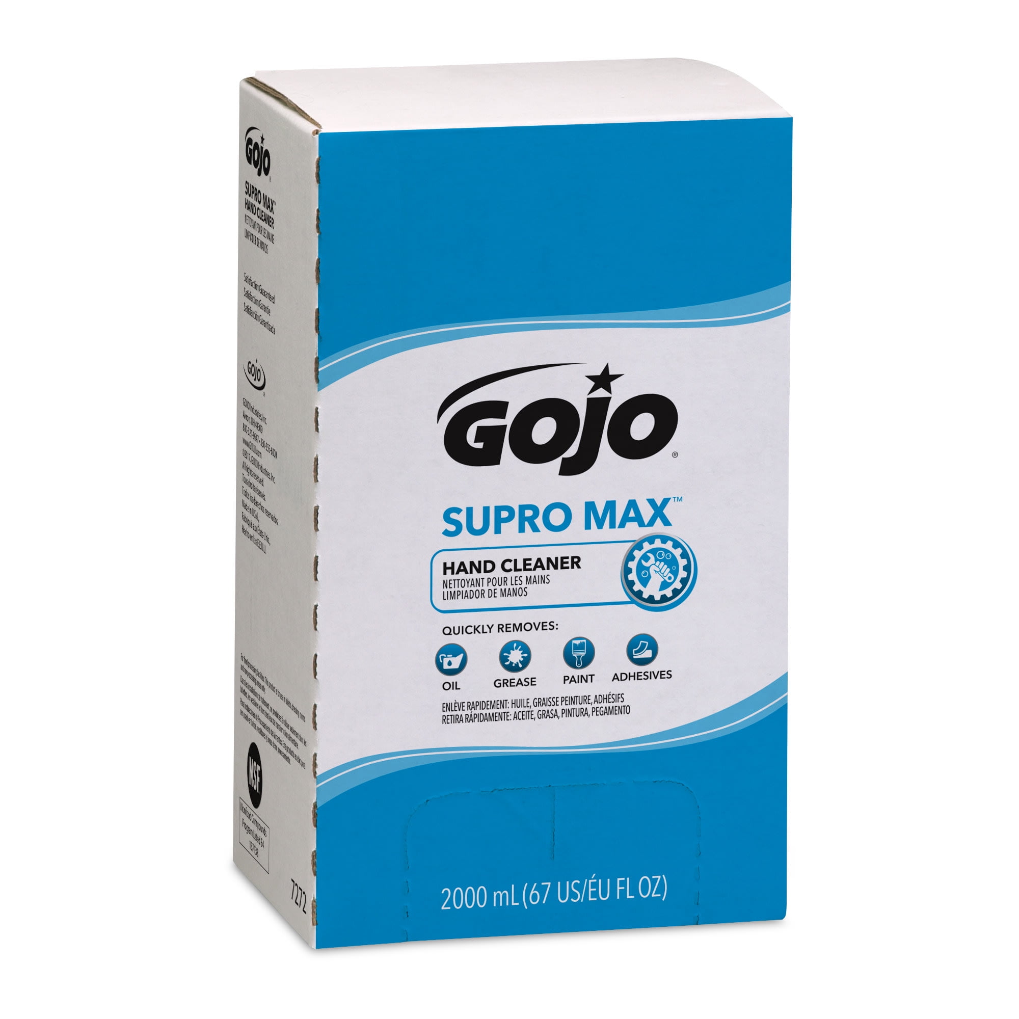 Gojo SUPRO MAX Multi-Purpose Heavy Duty Hand Cleaners, Floral, Bag-in-Box, 2,000 mL