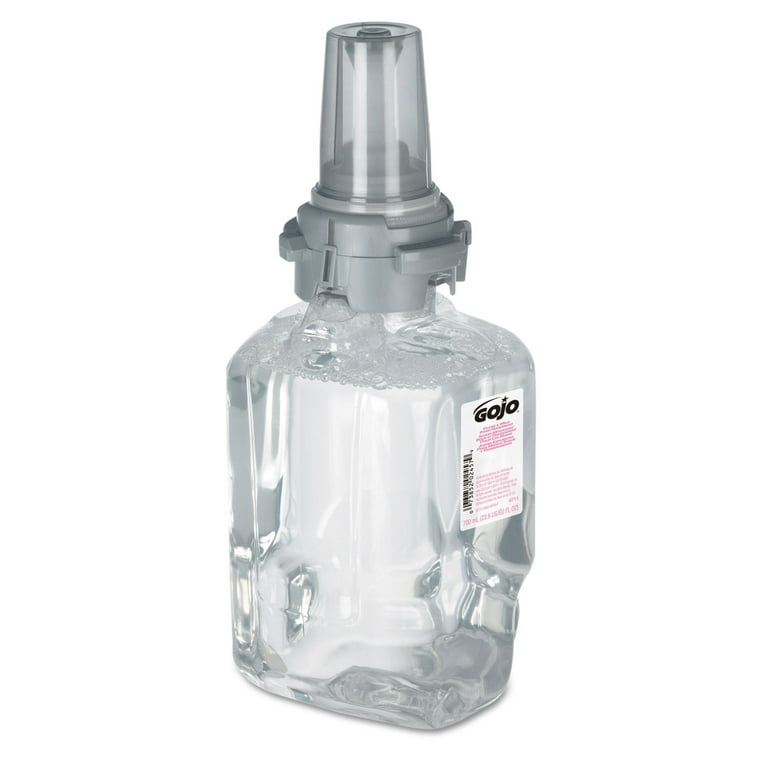 Clear and Mild Foam Handwash Refill, For ADX-7 Dispenser, Fragrance-Free, 700 mL, Clear, 4/Carton