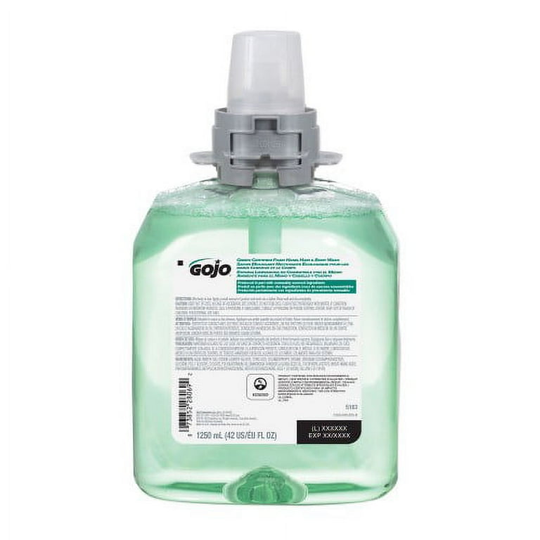 Green Certified Foam Hair and Body Wash, Cucumber Melon, 1,250 mL Refill, 4/Carton Green Certified Foam Hair and Body Wash, Cucumber Melon, 1,250 mL Refill, 4/Carton