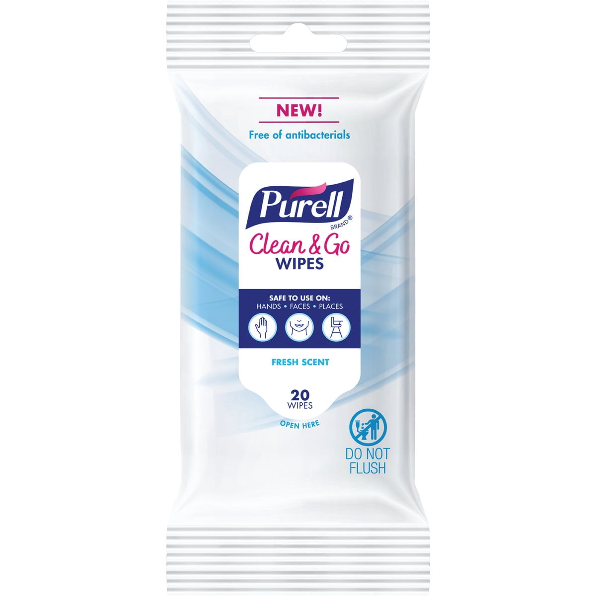 GOJO INDUSTRIES INC Purell Hand Sanitizer Wipes, 20 Wipes each Value Pack of 28 — Household & Commercial Use, Effective Formula