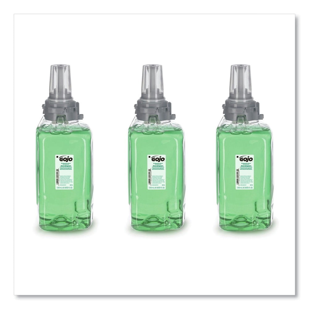 GOJO Industries 8816-03 Botanical Scent 1250 mL Foam hand wash Refill for ADX-12 Dispenser (3/Carton)