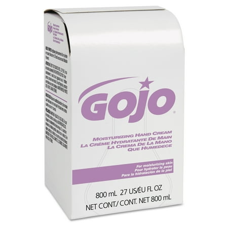 GOJO Moisturizing Hand Cream, Bag-in-Box 800 ml Refill, Floral Scent