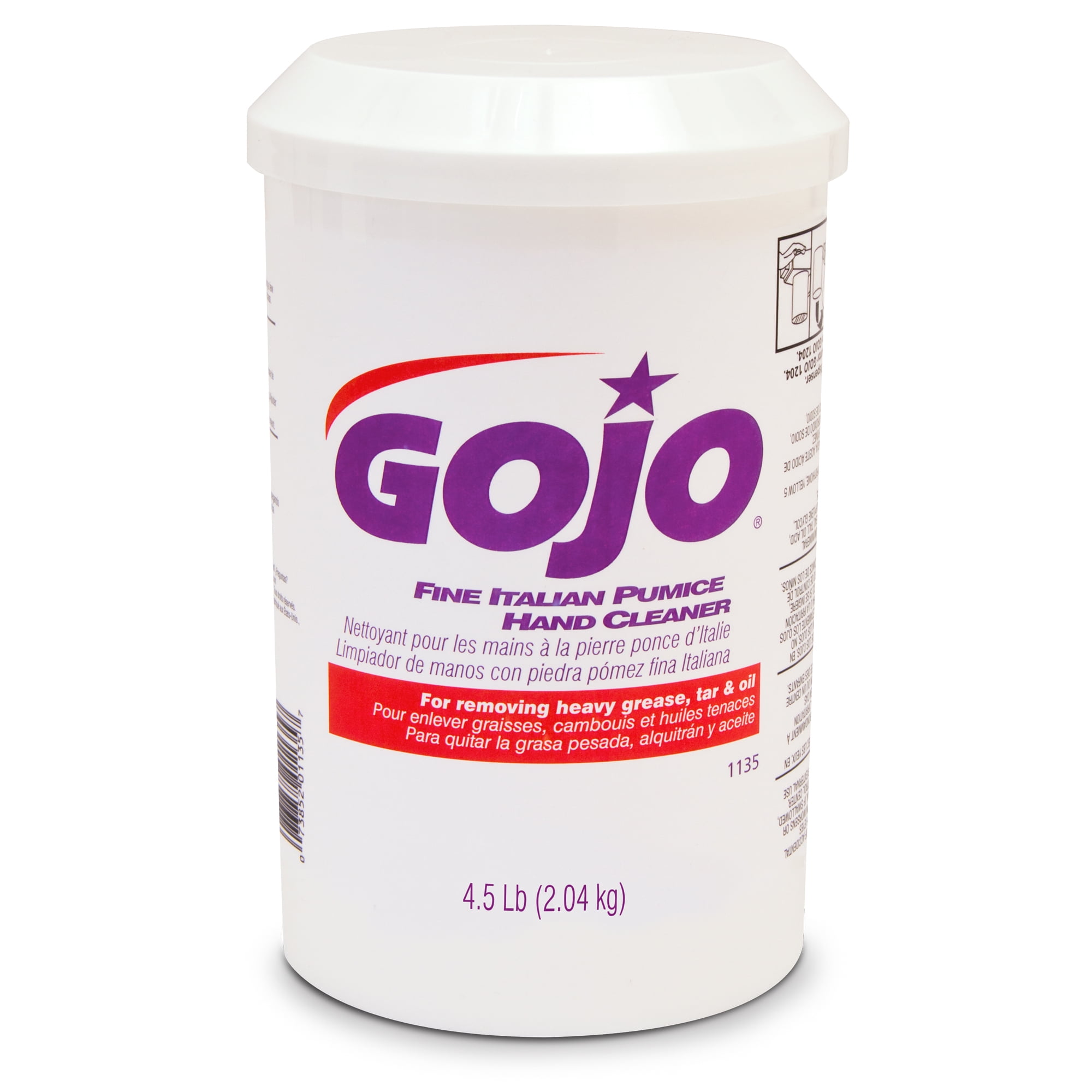Gojo biodegradable pumice hand cleaner, 2014-04-22, Plumbing and  Mechanical