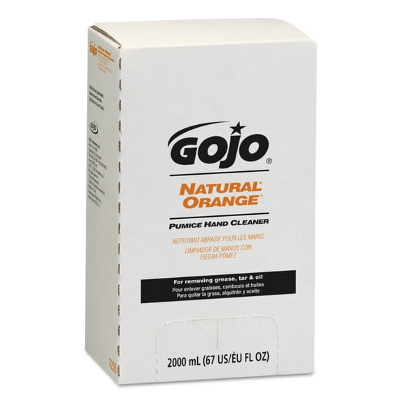 GOJO Pumice Hand Cleaner Refill, Quick-Acting Lotion Formula, 2000 mL