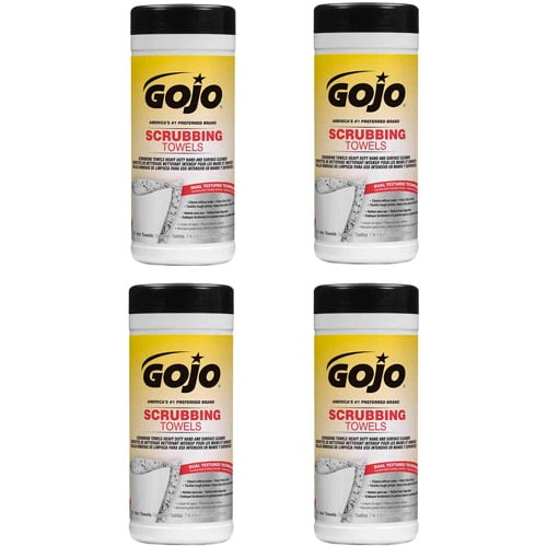 GOJO Scrubbing Towels, 25 sheets, (Pack of 4)