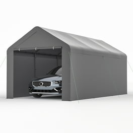 10 x20 Outdoor Green Pop Up Canopy Portable Carport Garage with 6 Removable Sidewalls Carry Bag Walmart