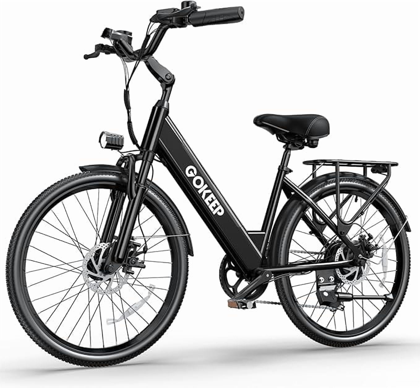 GOKEEP Electric Bike for Adults 600W Motor 10.4AH 48V