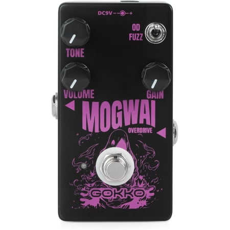 GOKKO Mogwai Overdrive Fuzz Pedal - Versatile Guitar Effects Pedal with Overdrive and Fuzz Modes - Compact Stompbox for Electric Guitarists(GK-61)