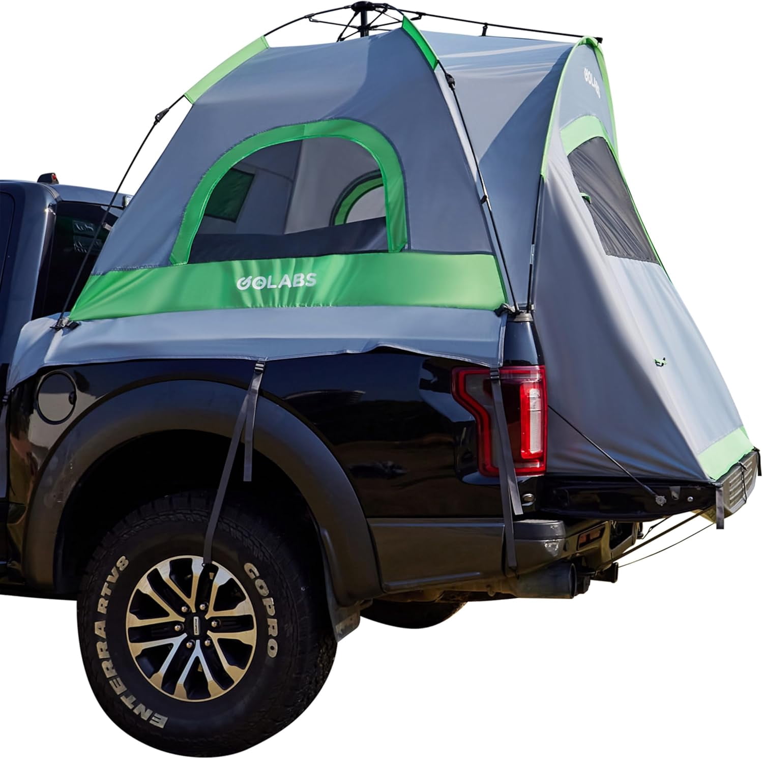 GOLABS 2-Person Truck Bed Tent for 5-6 ft Trucks, Waterproof Quick Setup Camping Tent for Outdoor,Gray