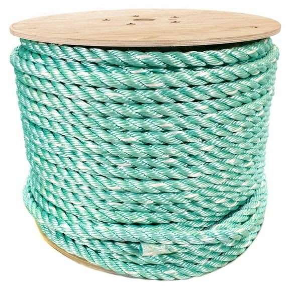 GOLBERG 3 Strand Twisted Polypropylene Rope with Many Size, Color, and Length Options - to Moisture, s, Oil, and - Use in the Water / Marine / Nautical or on Land